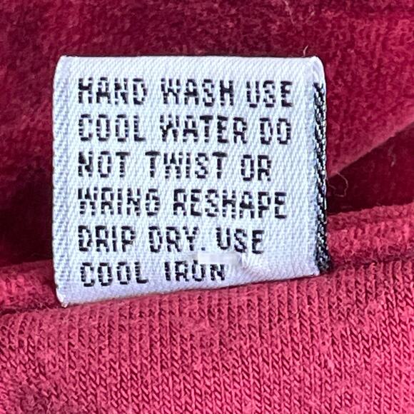 VINTAGE 70s Mervyn's Velour Long Sleeve Polo Shirt Size Large - Picture 5 of 5